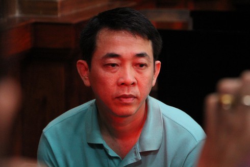 Bị cáo Nguyễn Minh Hùng trong phiên tòa ngày 26/9.