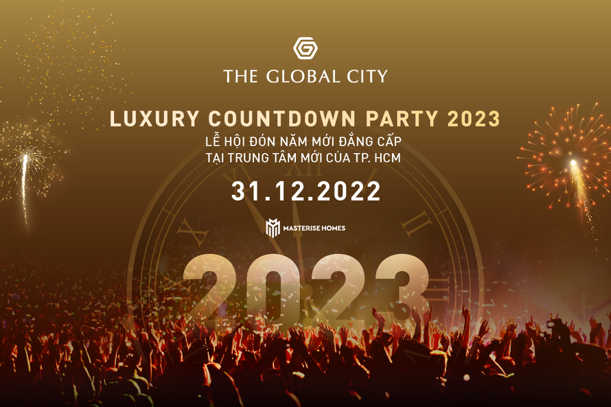 Lễ hội đếm ngược đón năm mới – “Luxury Countdown Party” kết hợp màn trình diễn nhạc nước, pháo hoa, đại nhạc hội và giải trí sôi động sẽ diễn ra vào tối ngày 31/12/2022