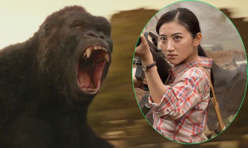 Báo Trung Quốc chế giễu vai của Cảnh Điềm trong phim 'Kong'