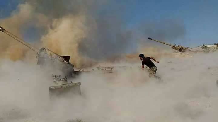 Chiến sự Syria: Quân chính phủ pháo kích dữ dội, đánh sập trụ sở của phiến quân tại Hama