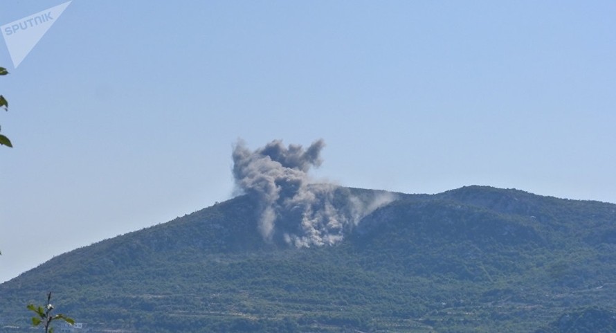 Chiến sự Syria: Quân chính phủ pháo kích các vị trí của khủng bố tại Latakia 