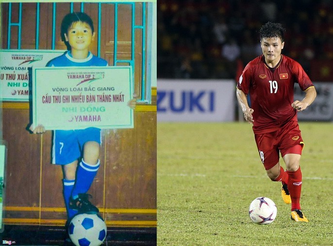 Nguyễn Quang Hải, cầu thủ đang được xem là hay nhất của ĐTQG Việt Nam ngay từ nhỏ đã được xem là ngôi sao sáng