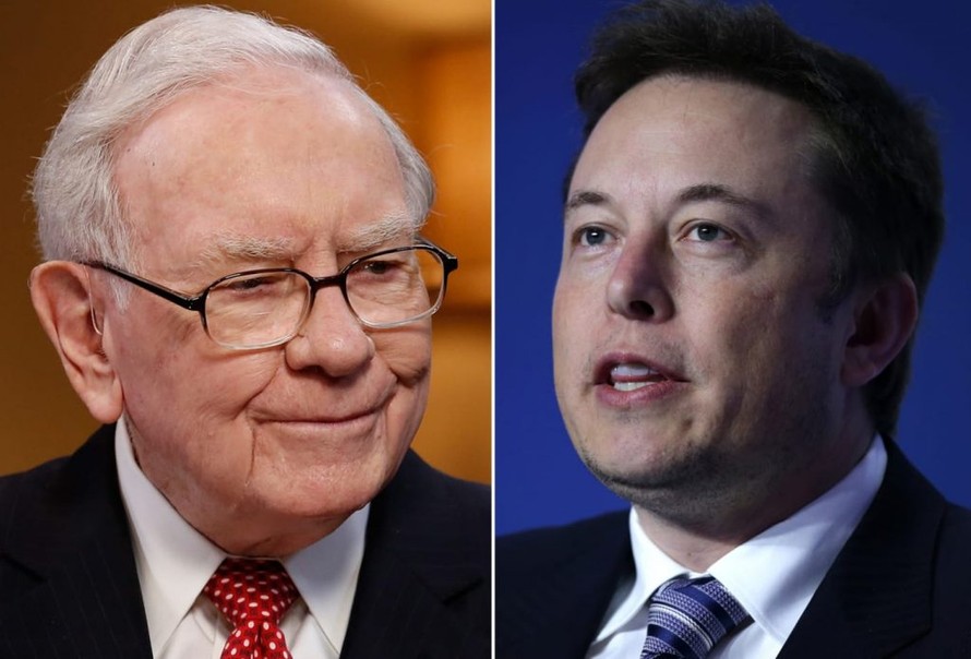 Tài sản của Elon Musk vượt mặt Warren Buffett