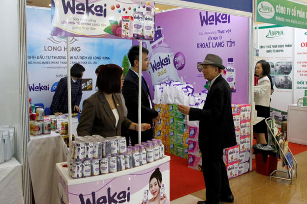 Sữa chua uống Wakai nổi bật tại Triển lãm Expo Russia Việt Nam 2022 