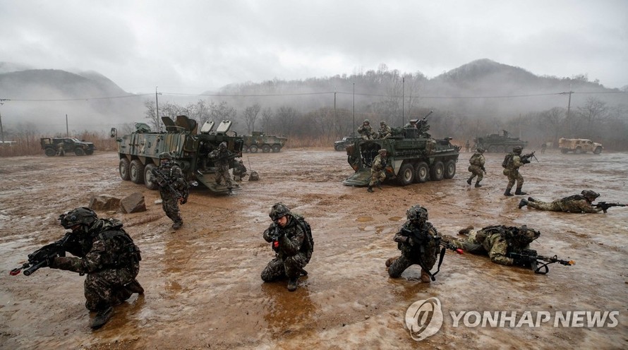 Quân đội Hàn-Mỹ tập trận chung gần biên giới liên Triều