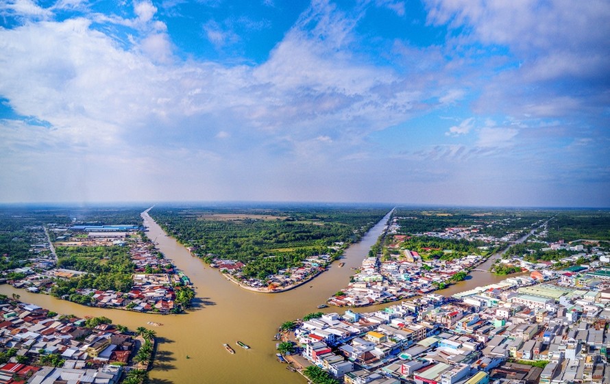 Đô thị vùng Đồng bằng sông Cửu Long tăng cường khả năng thích ứng biến đổi khí hậu