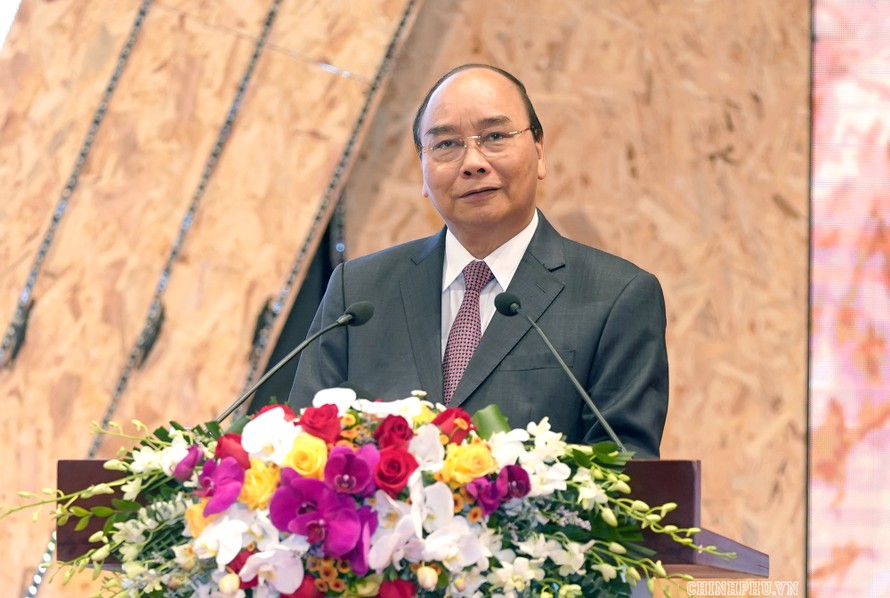 Thủ tướng phát biểu tại Diễn đàn. - Ảnh: VGP/Quang Hiếu