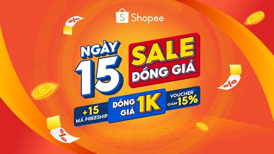 Săn ưu đãi 15.4 Sale Giữa Tháng trên Shopee với loạt deal “Đồng Giá 1K”