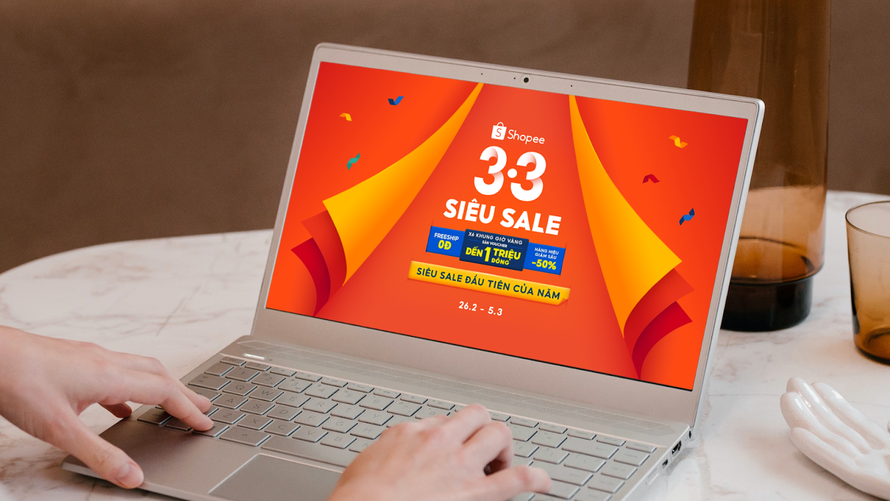 Shopee khởi động 3.3 Siêu Sale với nhiều hoạt động mua sắm giải trí đáng mong đợi