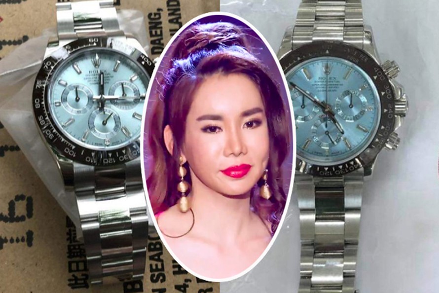 Hoa hậu Lã Kỳ Anh trộm cắp đồng hồ Rolex. 