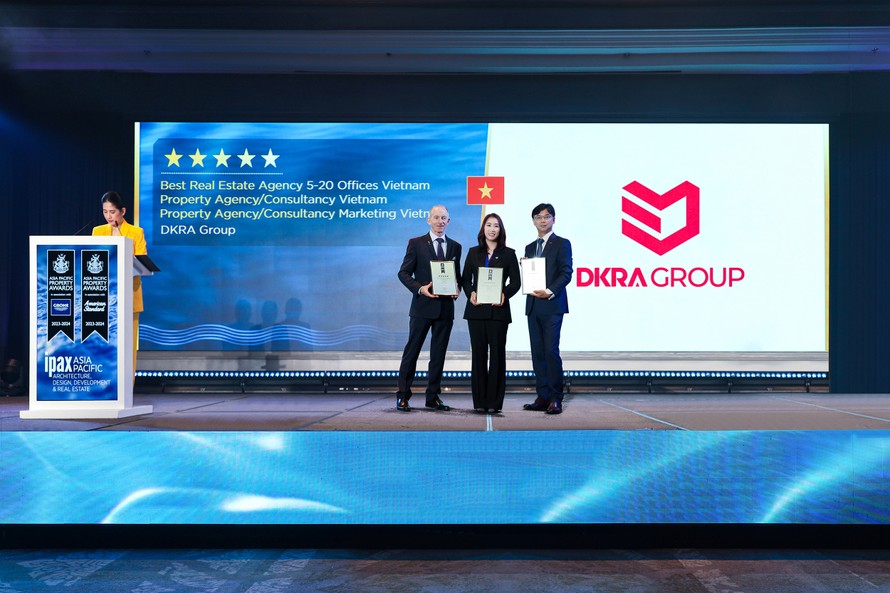 Thương hiệu DKRA Group tạo lập vị thế vững vàng trên trường quốc tế với ba lần liên tiếp được vinh danh tại Asia Pacific Property Awards.