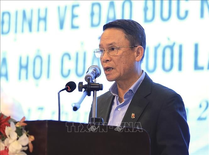Phó Chủ tịch thường trực Hội Nhà báo Việt Nam Nguyễn Đức Lợi. Ảnh: Trọng Đạt/TTXVN.