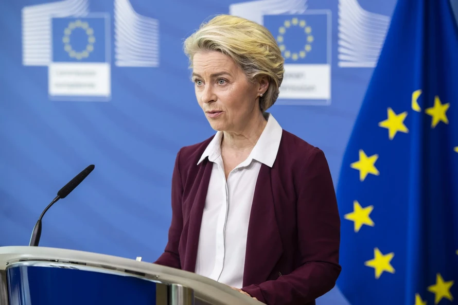 Chủ tịch Ủy ban Châu Âu Ursula von der Leyen.