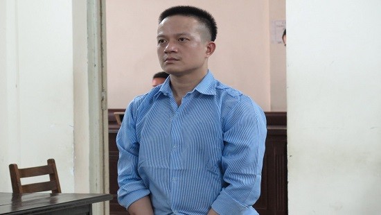 Bị cáo Vũ Hữu Hà tại phiên tòa xét xử