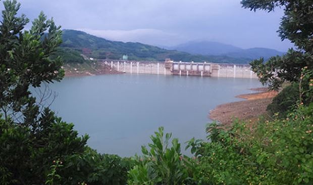 Thủy điện Sông Tranh 2 thuộc huyện Bắc Trà My - nơi xảy ra ba trận động đất liên tiếp. Ảnh: Đắc Thành.