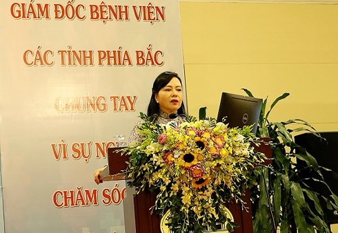 Bộ trưởng Bộ Y tế Nguyễn Thị Kim Tiến cho rằng có 80% người dân hài lòng về ngành y tế. Ảnh: TTXVN