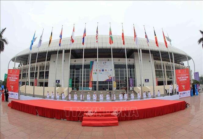 Quang cảnh Lễ thượng cờ Đại hội Thể thao Đông Nam Á lần thứ 31 (SEA Games 31). Ảnh: TTXVN