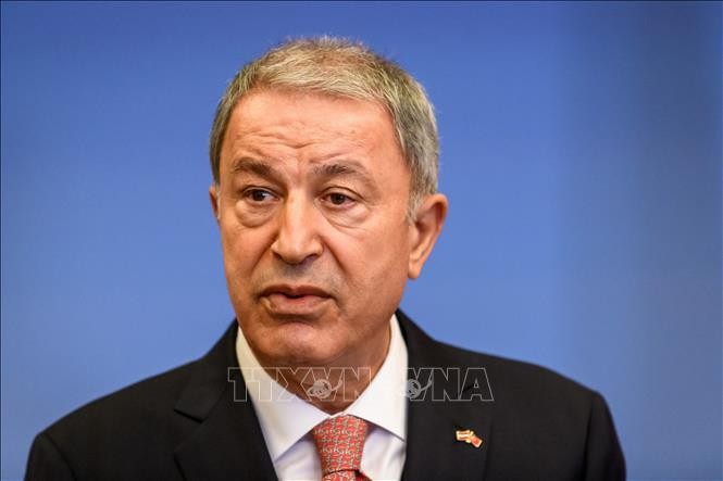 Bộ trưởng Quốc phòng Thổ Nhĩ Kỳ Hulusi Akar. Ảnh: AFP/TTXVN