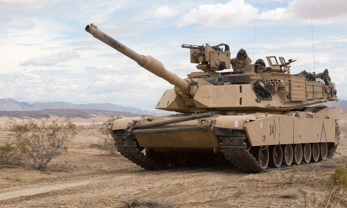 Xe tăng chủ lực M1A1 Abrams của Mỹ. Ảnh: US Army.