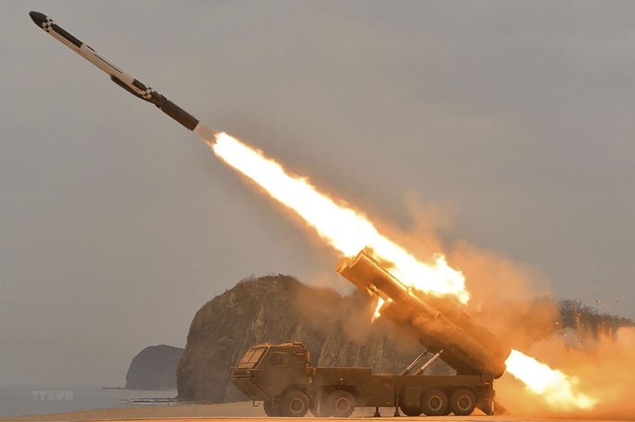 Việc Triều Tiên thường xuyên phóng tên lửa đã gây ra mối lo ngại đối với Hàn Quốc. Ảnh: AFP