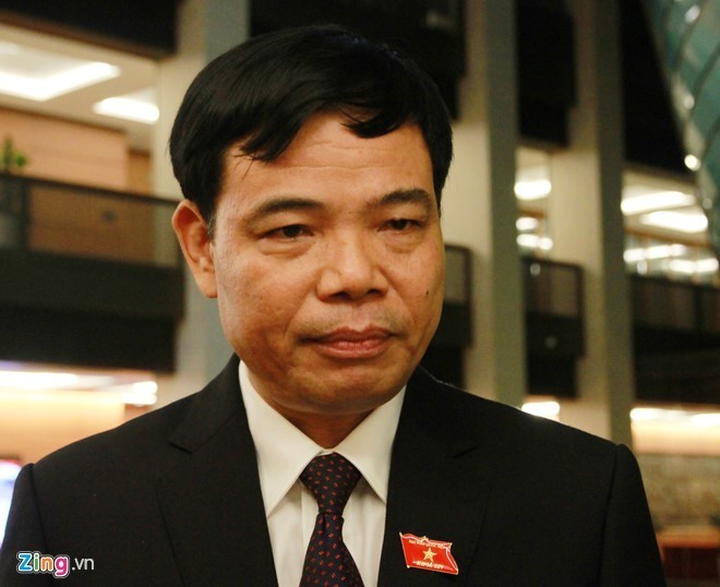 Bộ trưởng Bộ Nông nghiệp và Phát triển Nông thôn Nguyễn Xuân Cường. Ảnh: Nguyễn Hưng. 
