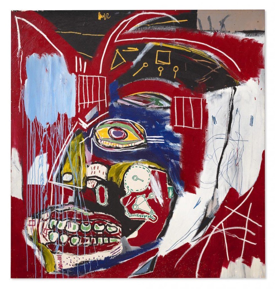 Bức "In this case" của Jean-Michel Basquiat (1983). (Ảnh: Christie's)
