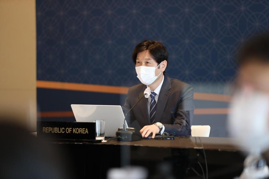 Park Jae-kyung, Vụ trưởng Vụ các vấn đề ASEAN và Đông Nam Á của Bộ Ngoại giao Hàn Quốc. (Ảnh: Yonhap)