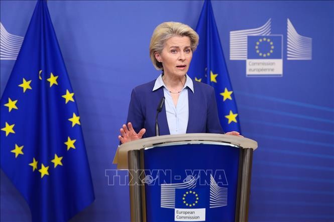 Chủ tịch Ủy ban châu Âu (EC) Ursula von der Leyen. Ảnh tư liệu: THX/TTXVN