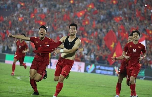 U23 Việt Nam được kỳ vọng sẽ giành HCV bóng đá nam SEA Games 31. (Ảnh: Hoàng Linh/TTXVN)
