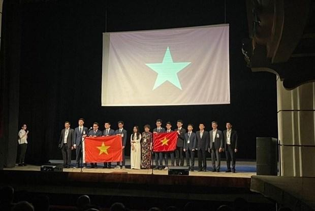 Đoàn học sinh Việt Nam tham dự kỳ thi Olympic quốc tế về thiên văn học và vật lý thiên văn năm 2022. (Nguồn: hanoimoi.com.vn)