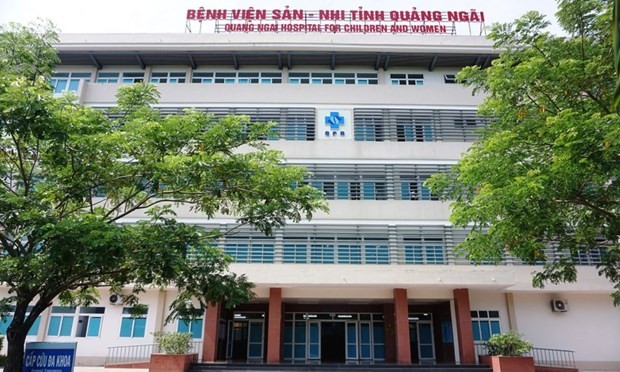 Bệnh viện Sản Nhi Quảng Ngãi. (Nguồn: TTXVN)