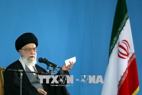Đại giáo chủ Iran Ali Khamenei phát biểu tại Tehran ngày 7/1/2015. Ảnh tư liệu: AFP/TTXVN