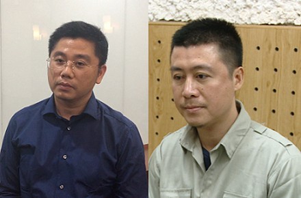 Nguyễn Văn Dương và Phan Sào Nam, hai đối tượng cầm đầu đường dây đánh bạc liên quan đến một số tướng công an
