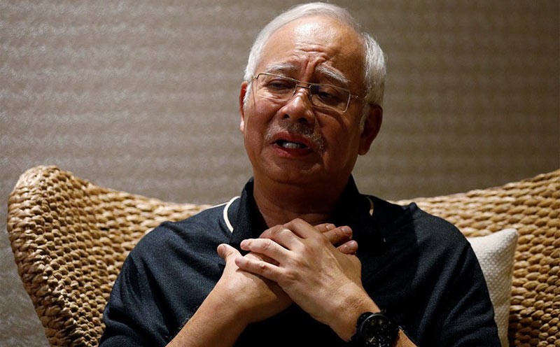 Cựu Thủ tướng Malaysia Najib Razak phủ nhận mọi cáo buộc. (Ảnh: Reuters)