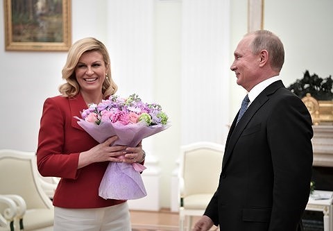 Tổng thống Croatia Colinda Grabar-Kitarovich, Tổng thống Nga Putin