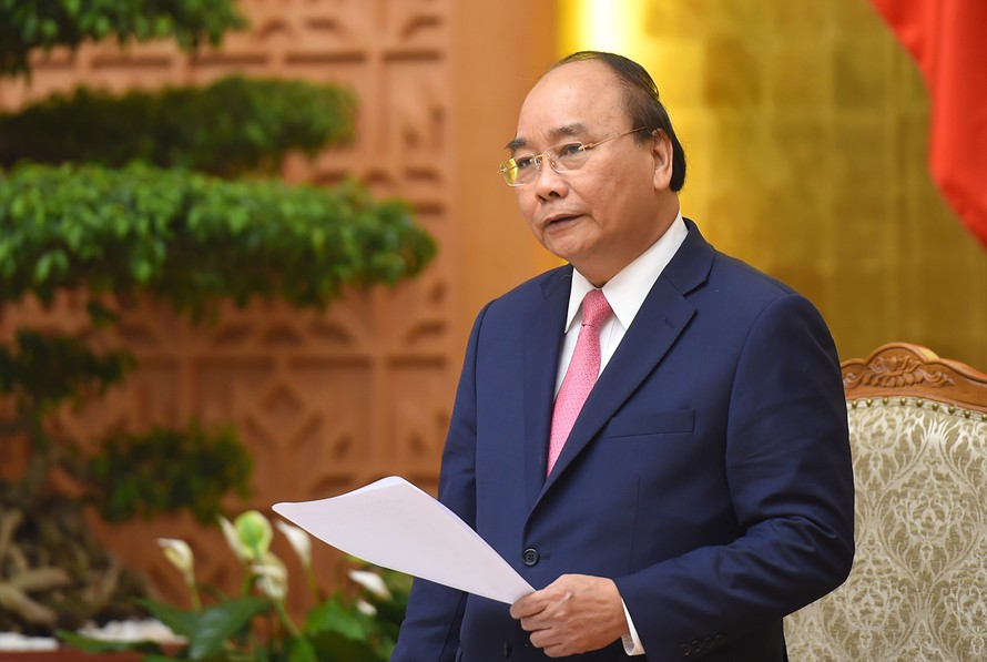 Thủ tướng phát biểu tại phiên họp - Ảnh: VGP/Quang Hiếu