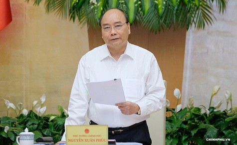 Thủ tướng phát biểu kết luận phiên họp - Ảnh: VGP/Quang Hiếu