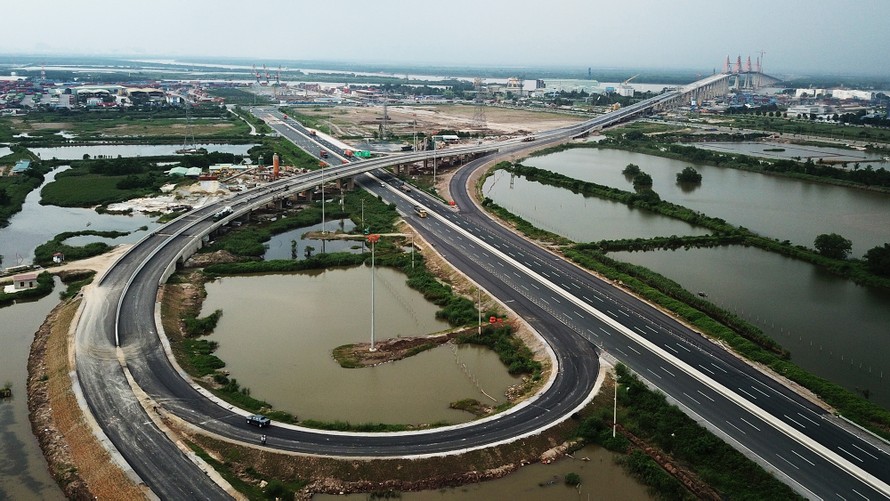 Đường cao tốc Hạ Long-Hải Phòng và điểm cuối của cao tốc đấu nối với cao tốc Hà Nội-Hải Phòng