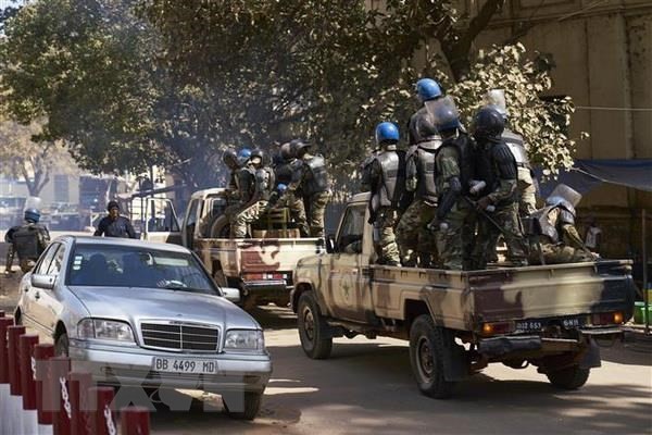 Cảnh sát Mali tuần tra tại Bamako. (Nguồn: AFP/TTXVN)
