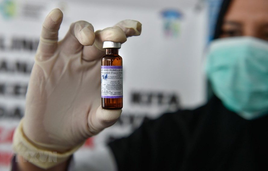 Vắc xin phòng sởi. (Nguồn: AFP/TTXVN)