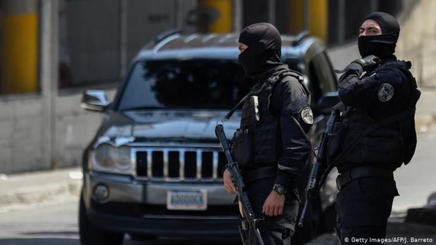Lực lượng an ninh Venezuela. (Nguồn: Getty Images)