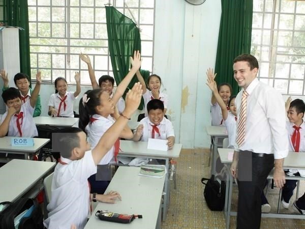 Người nước ngoài dạy học tại Việt Nam. (Nguồn: TTXVN)