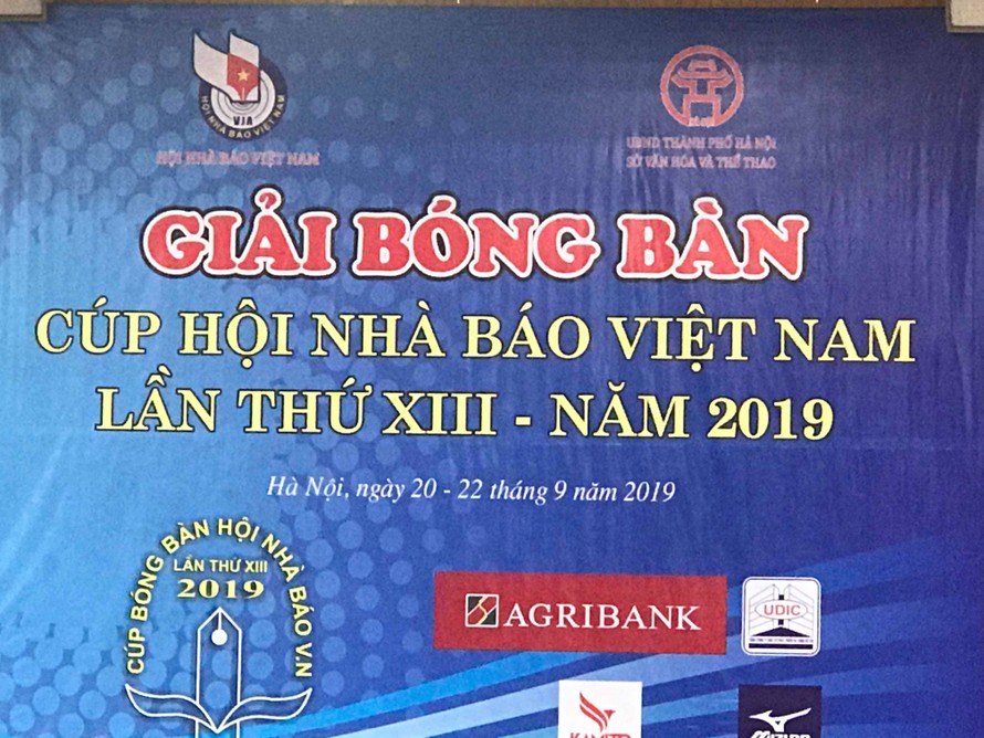 Khai mạc Giải Bóng bàn Cúp Hội Nhà báo Việt Nam lần thứ XIII