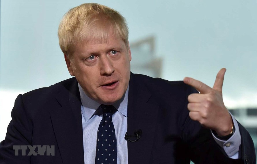 Thủ tướng Boris Johnson quyết tâm đưa nước Anh rời Liên minh châu Âu. (Nguồn: AFP/TTXVN)