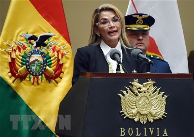 Tổng thống lâm thời Bolivia Jeanine Áñez. (Nguồn: AFP/TTXVN)