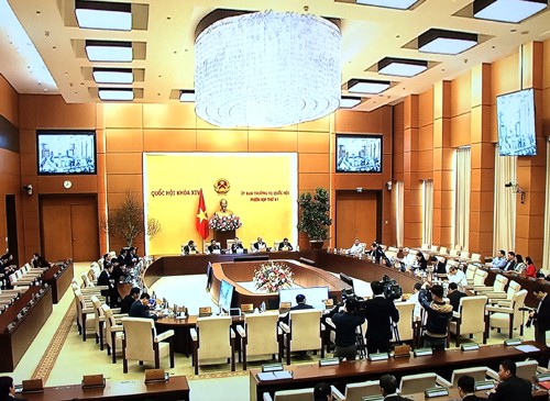 Phiên họp thứ 41 của Ủy ban Thường vụ Quốc hội diễn ra trong 1,5 ngày. Ảnh: VGP/Nguyễn Hoàng