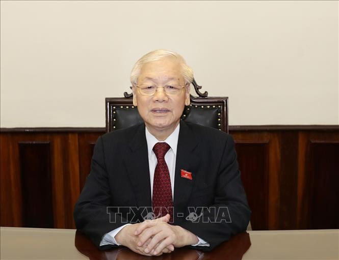 Trong ảnh: Tổng Bí thư, Chủ tịch nước Nguyễn Phú Trọng. Ảnh: Trí Dũng -TTXVN
