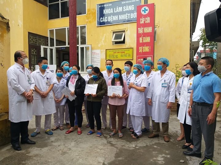 Thêm 03 bệnh nhân mắc COVID-19 tại Hà Nam được công bố khỏi bệnh
