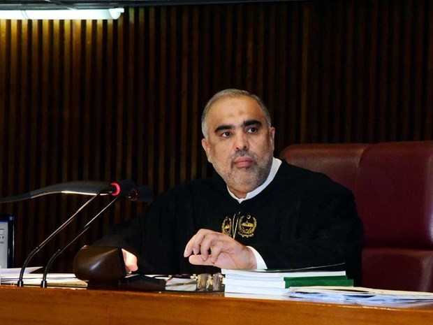 Chủ tịch Hạ viện Pakistan Asad Qaiser. (Ảnh: Daily Times)