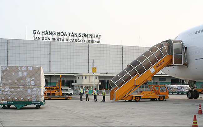 Nhà ga hàng hóa khu vực sân bay Tân Sơn Nhất.